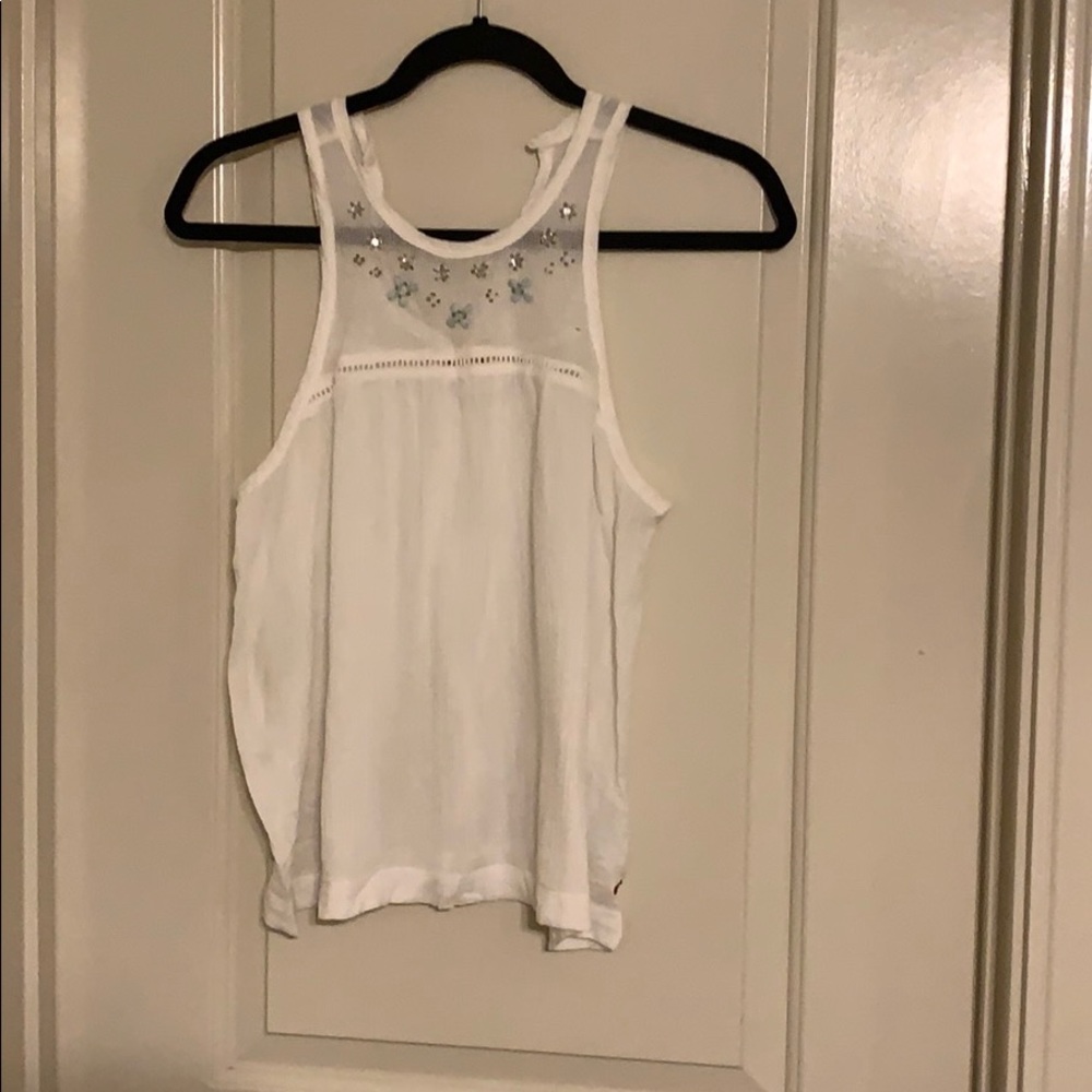 White tank top